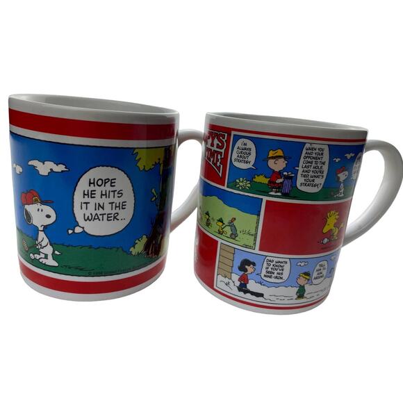 Golf, Gift, & Gallery Peanuts Charlie Brown & The Gang Golf Coffee Estate Mugs - Picture 12 of 12